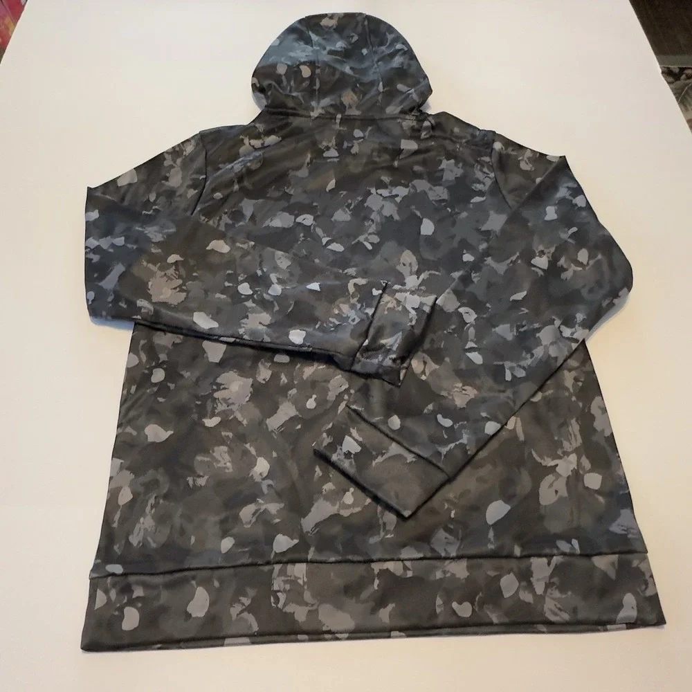 Under Armour Youth Boys Fleece Pullover Hoodie‎ Sweatshirt Black Camo Large NWT